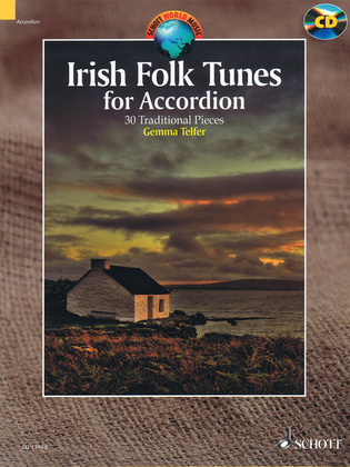 Book cover for Irish Folk Tunes for Accordion