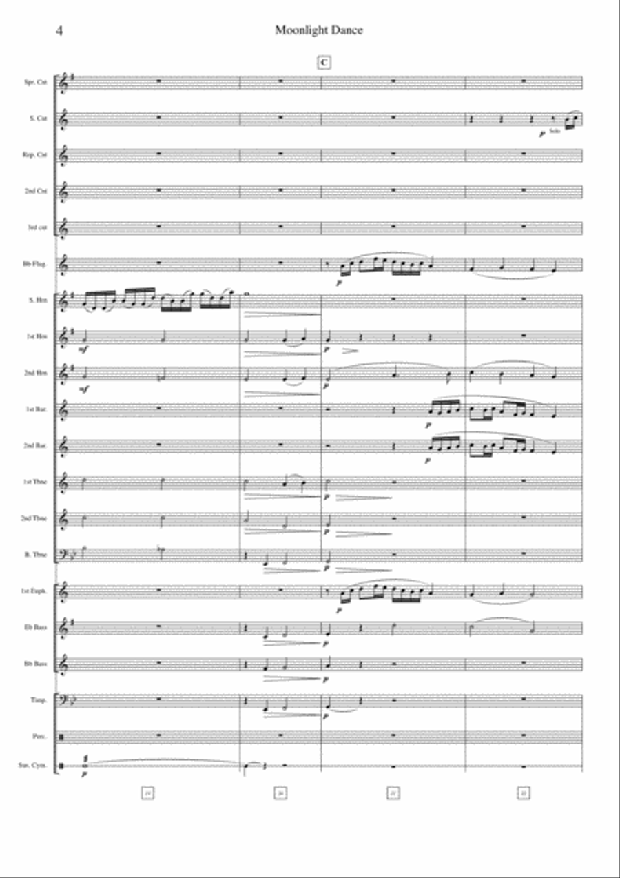 Moonlight Dance - Full Score Brass Ensemble scores gallery preview page 4