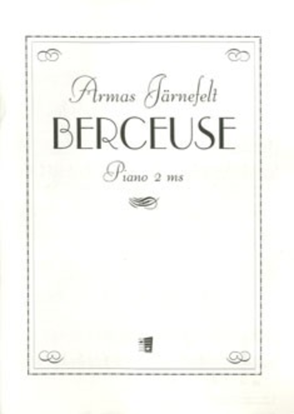 Berceuse For Small Orchestra