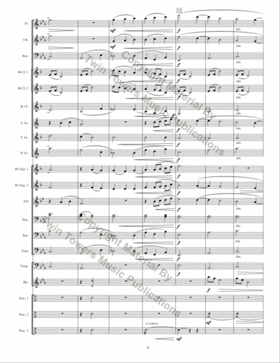 Grazioso Concert Band scores gallery preview page 7