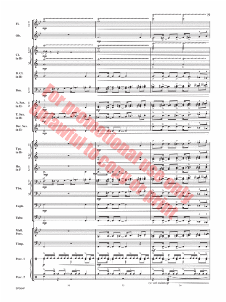 The Rusty Bucket Concert Band scores gallery preview page 20