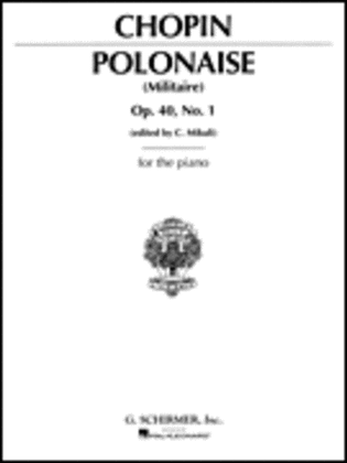 Book cover for Polonaise, Op. 40, No. 1 in A Major