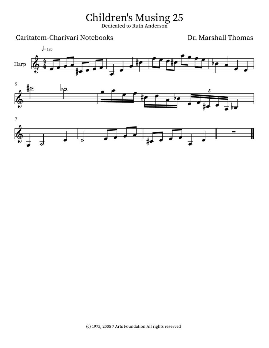 Children's Musing 25 Children's Musing 25 Small Ensemble scores gallery preview page 3