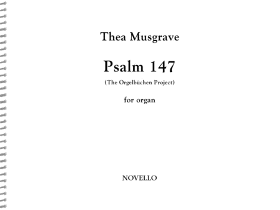 Psalm 147 Organ scores gallery preview page 1