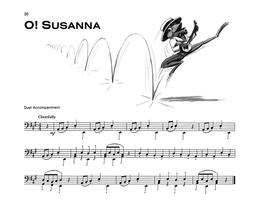 O! Susanna - Piano Solo (with Optional Duet Accompaniments) Piano scores gallery preview page 1
