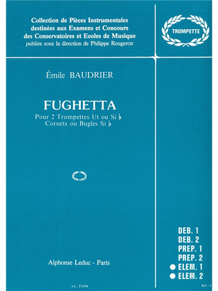 Book cover for Fughetta (c Or Bb Trumpets) (trumpets 2)