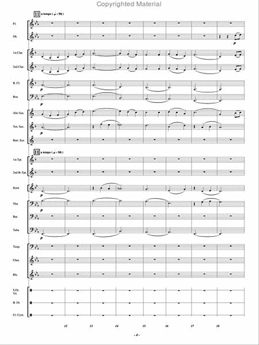 In The Garden Concert Band scores gallery preview page 3