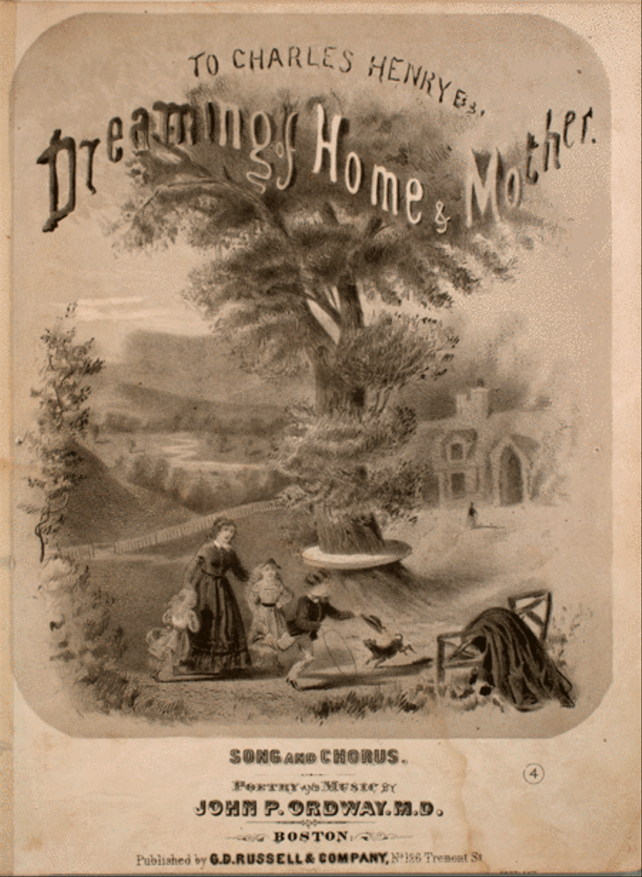 Dreaming of Home & Mother. Song and Chorus Choir scores gallery preview page 1