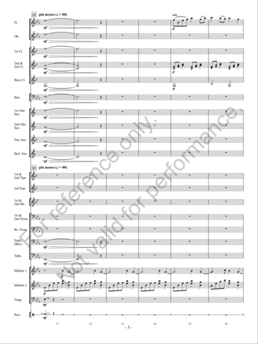 The Meeting Place Concert Band scores gallery preview page 6