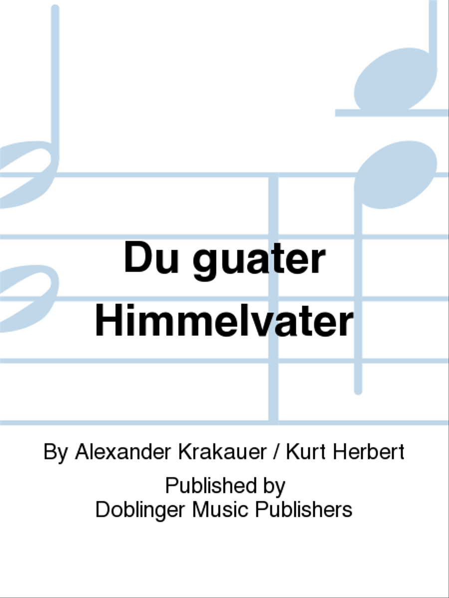 Du guater Himmelvater Du guater Himmelvater Voice scores gallery preview page 1