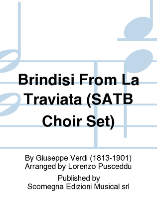 Book cover for Brindisi From La Traviata (SATB Choir Set)