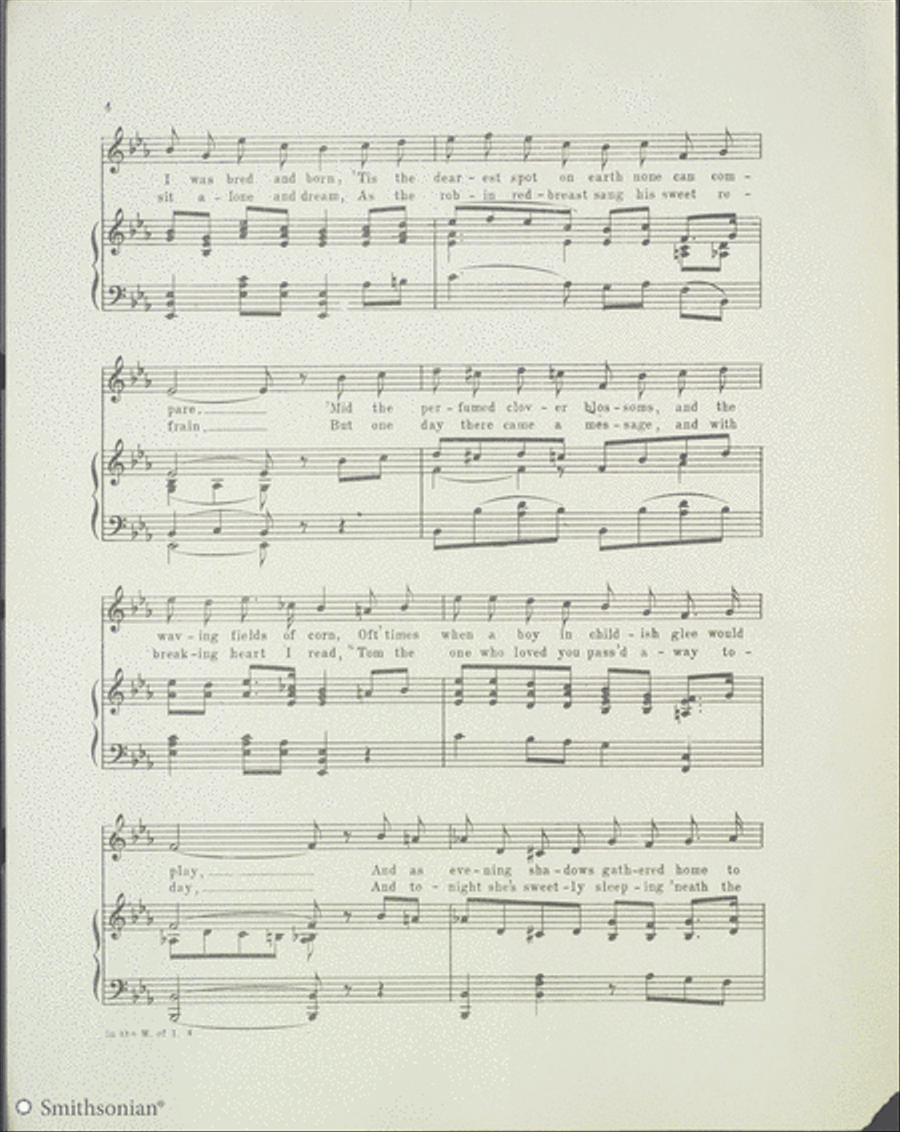 In The Hills of Indiana Piano, Vocal scores gallery preview page 3