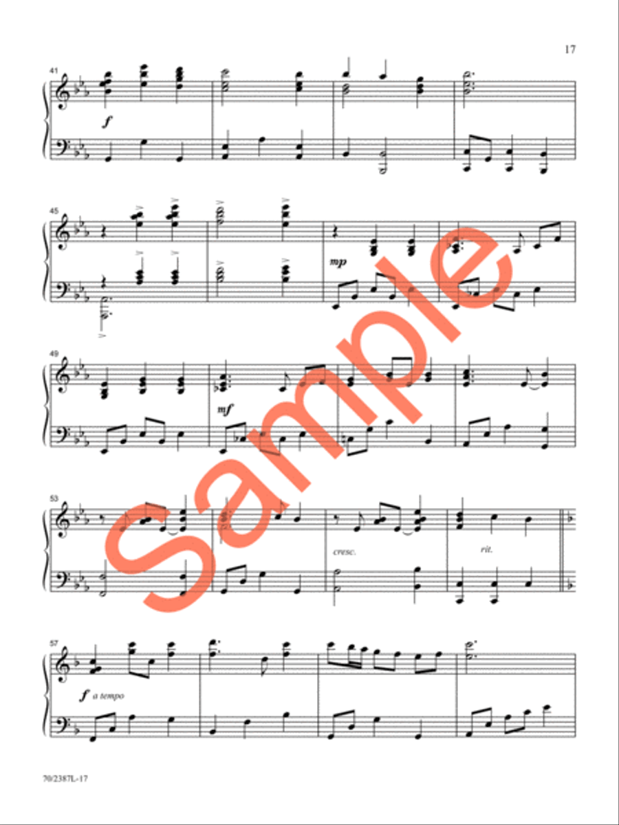 Alleluias for the Piano Alleluias for the Piano Piano Solo scores gallery preview page 14