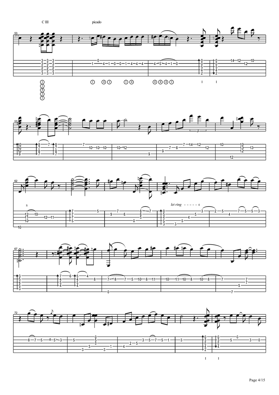 Vicente Amigo - Un Momento En El Sonido - 9 - Demipati Electric Guitar scores gallery preview page 4