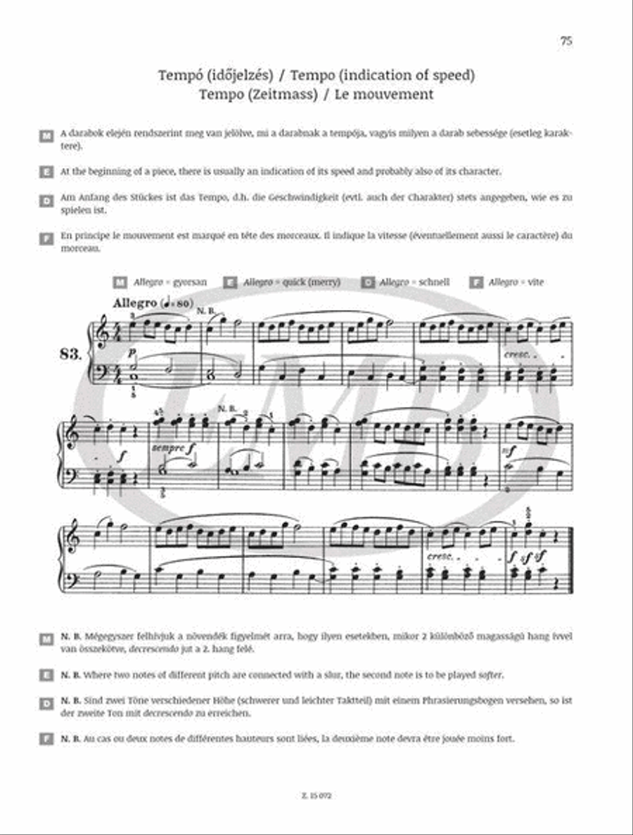 Piano Method - Klavierschule - Méthode de Piano Piano Method scores gallery preview page 6
