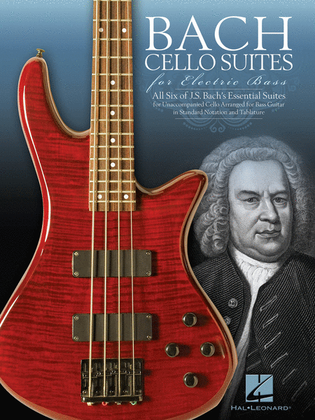Book cover for Bach Cello Suites for Electric Bass