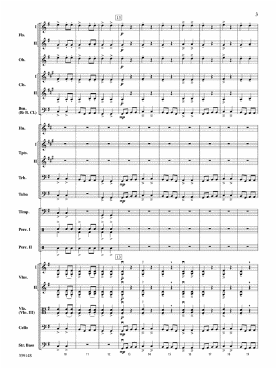 Sword Dance Sword Dance Full Orchestra scores gallery preview page 13