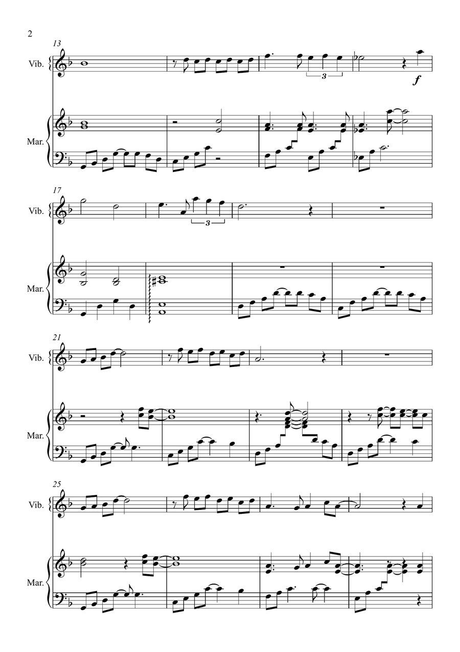 City Of Stars City Of Stars Percussion Ensemble scores gallery preview page 4