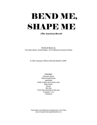 Book cover for Bend Me Shape Me