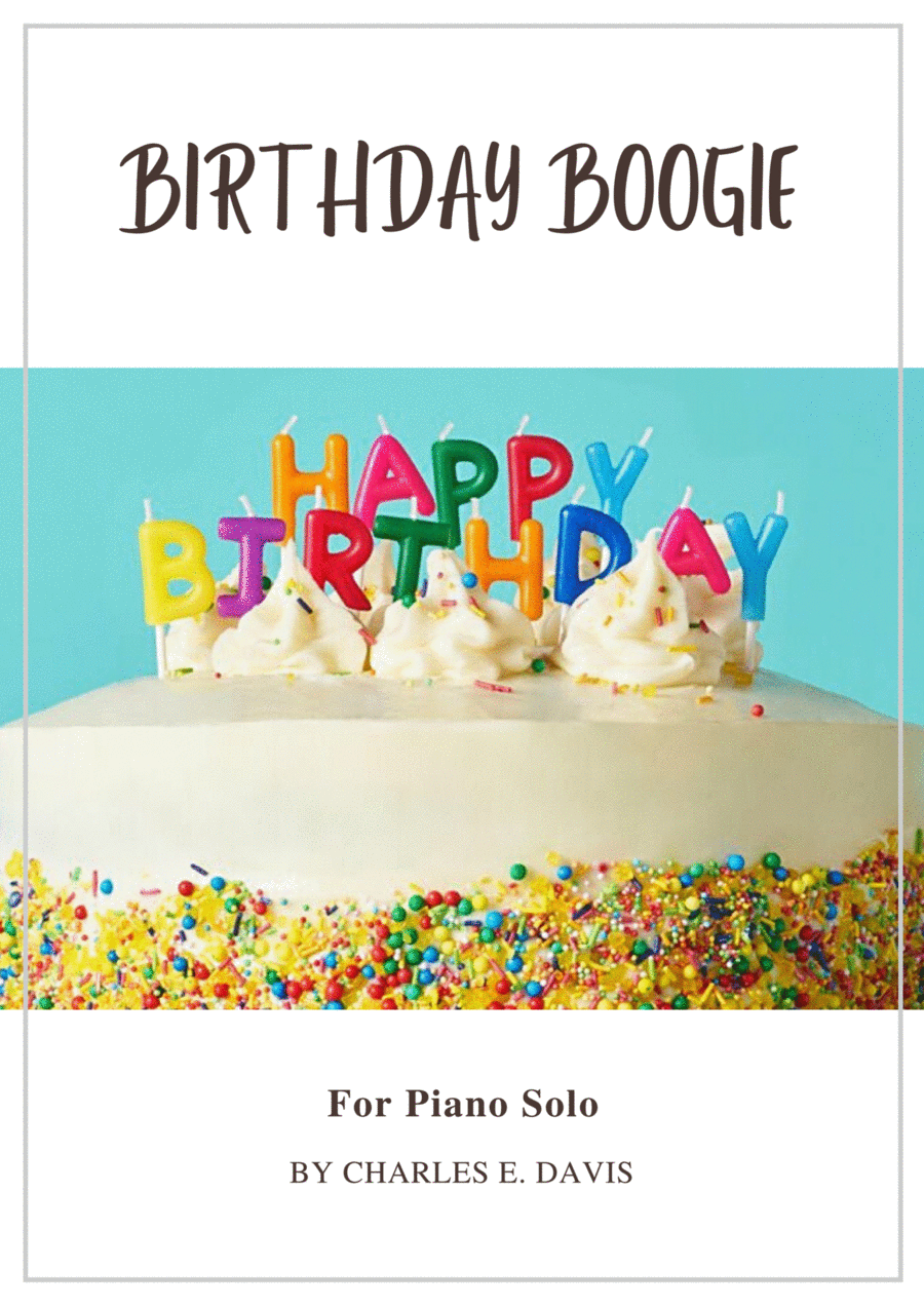Birthday Boogie - Piano Solo Easy Piano scores gallery preview page 1