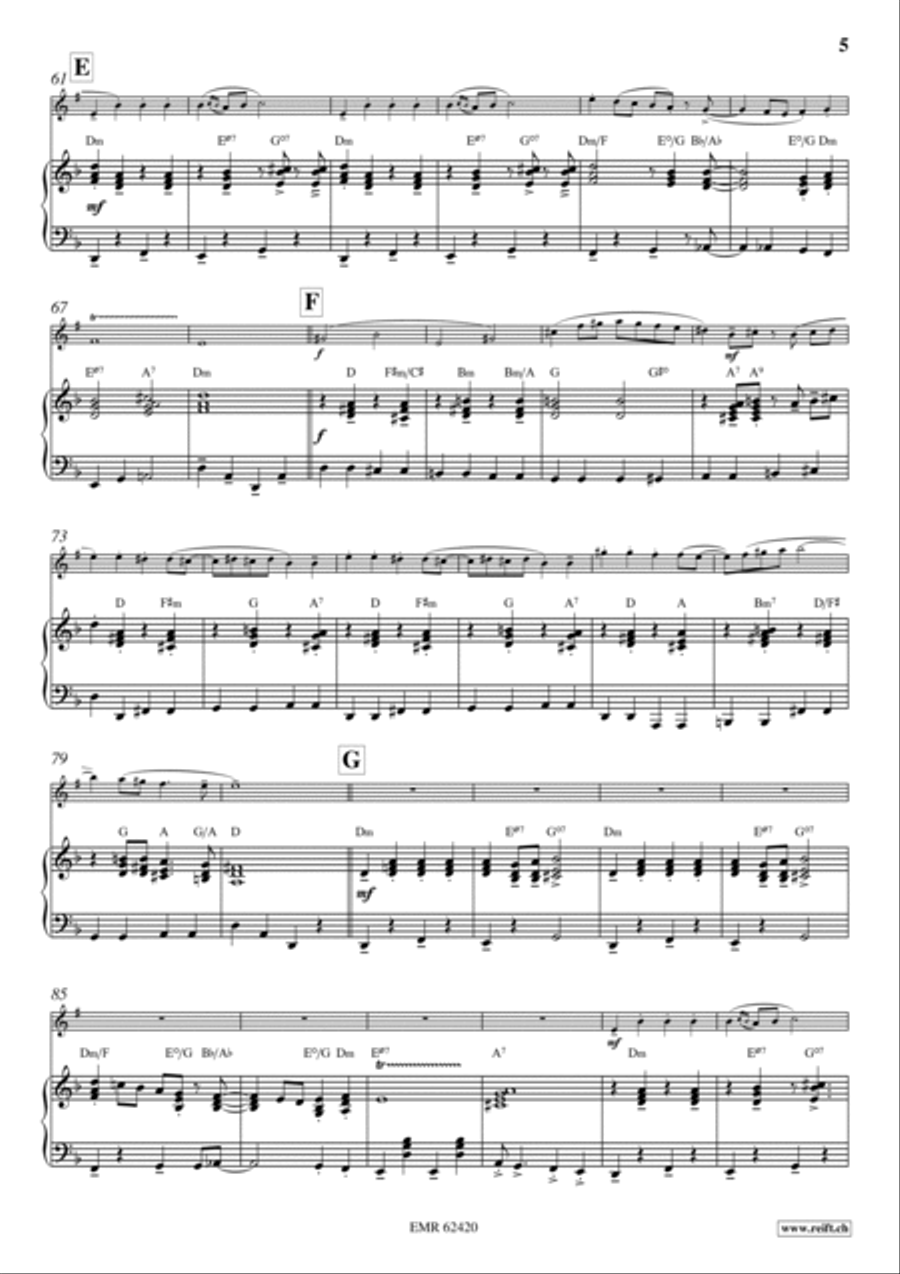 La Cinquantaine Tenor Saxophone scores gallery preview page 6