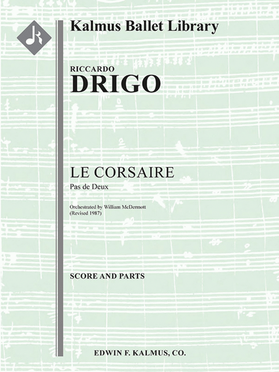 Le Corsaire: Pas de Deux Full Orchestra scores gallery preview page 1