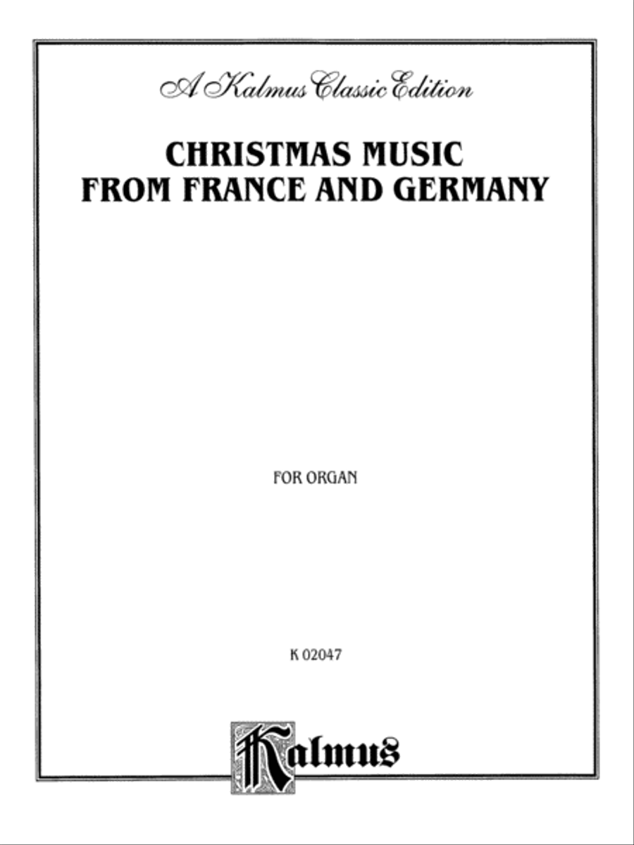 Christmas Music from France and Germany Organ scores gallery preview page 2