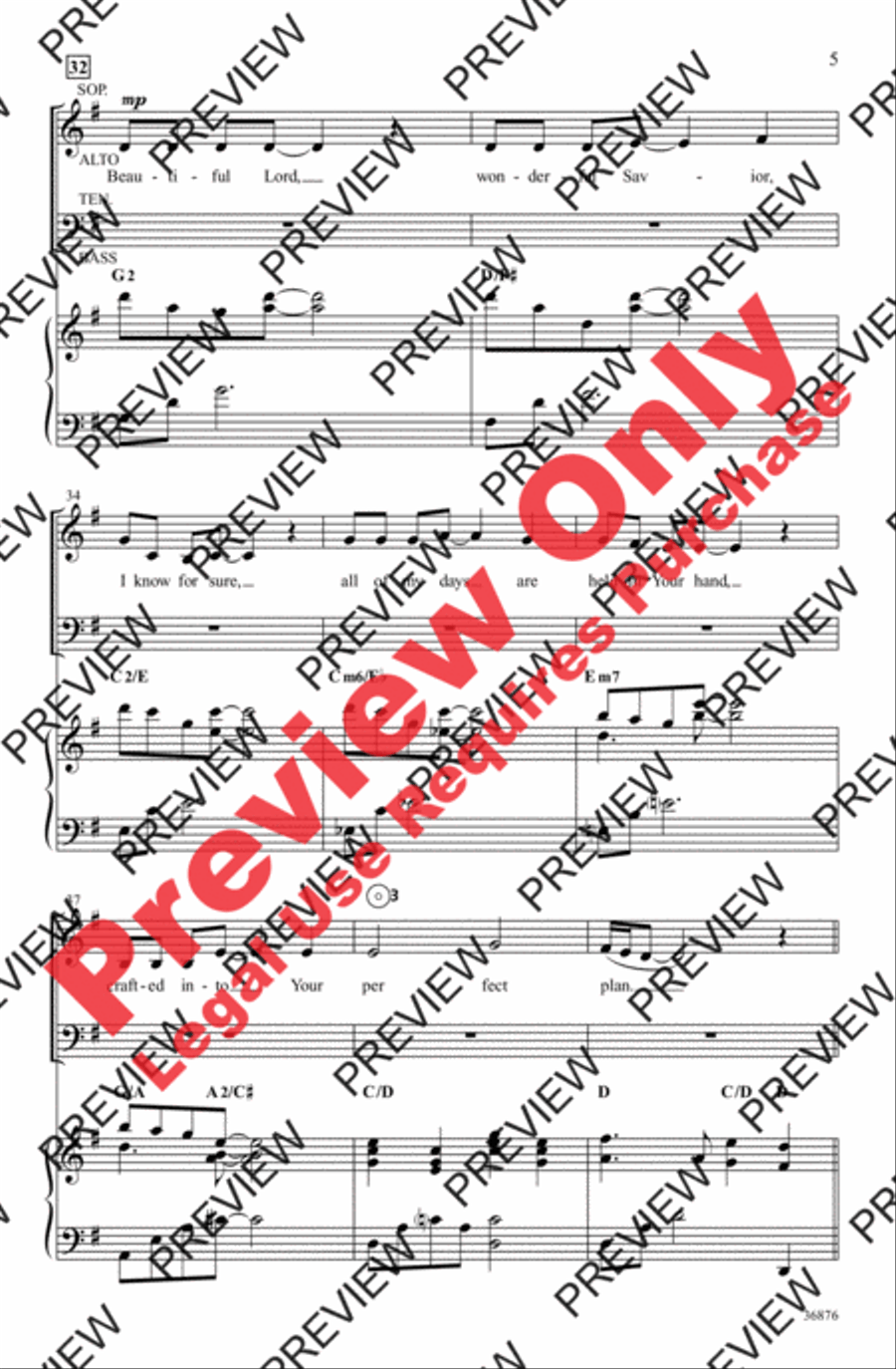 The Potter's Hand 4-Part scores gallery preview page 5