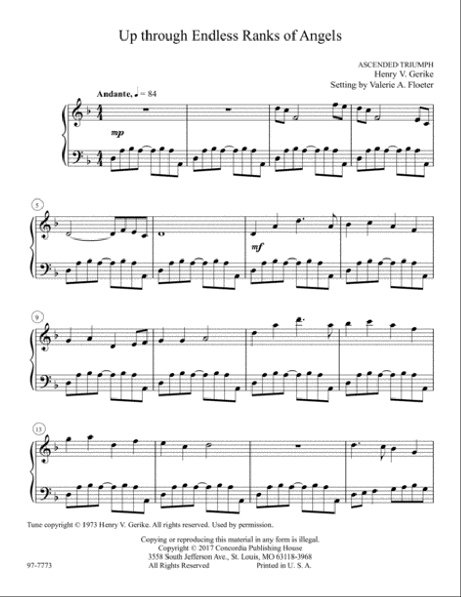 Piano Stylings, Set 3: Hymns for the Church Year Piano Solo scores gallery preview page 2
