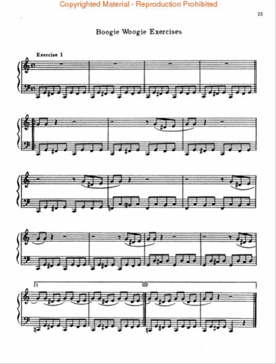 Boogie Woogie for Beginners Piano Method scores gallery preview page 4