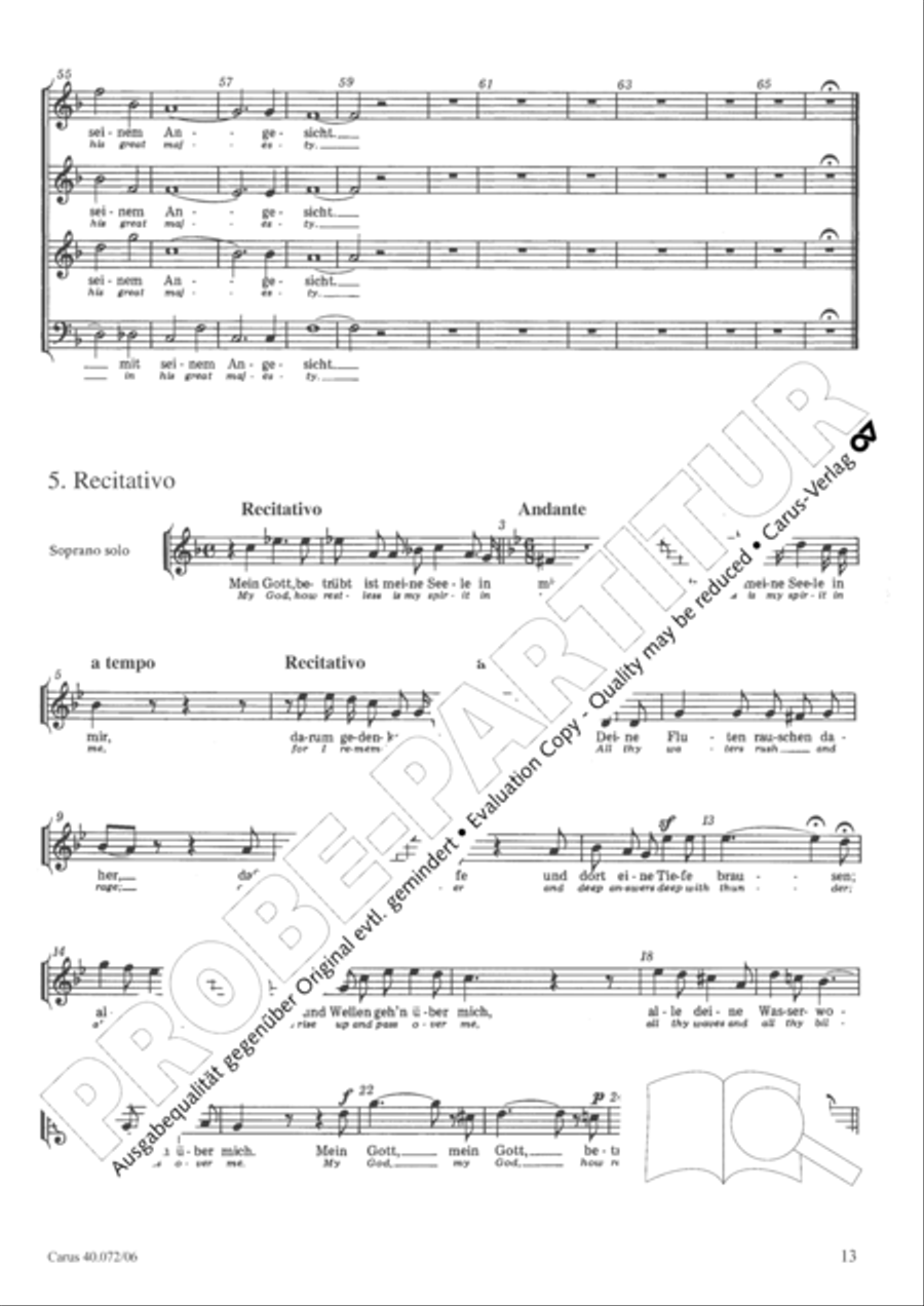 Psalm 42 4-Part scores gallery preview page 14