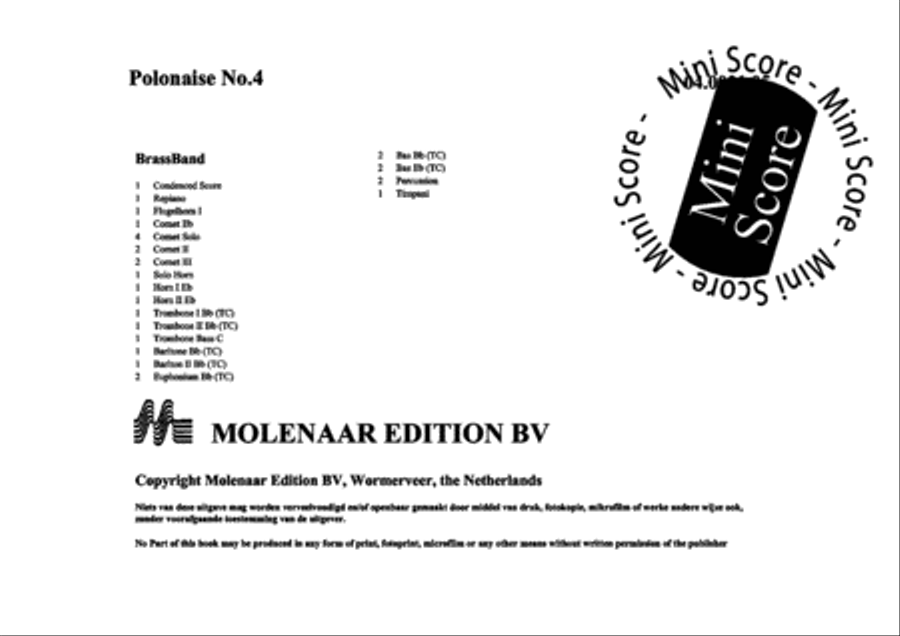 Polonaise Brass Band scores gallery preview page 5