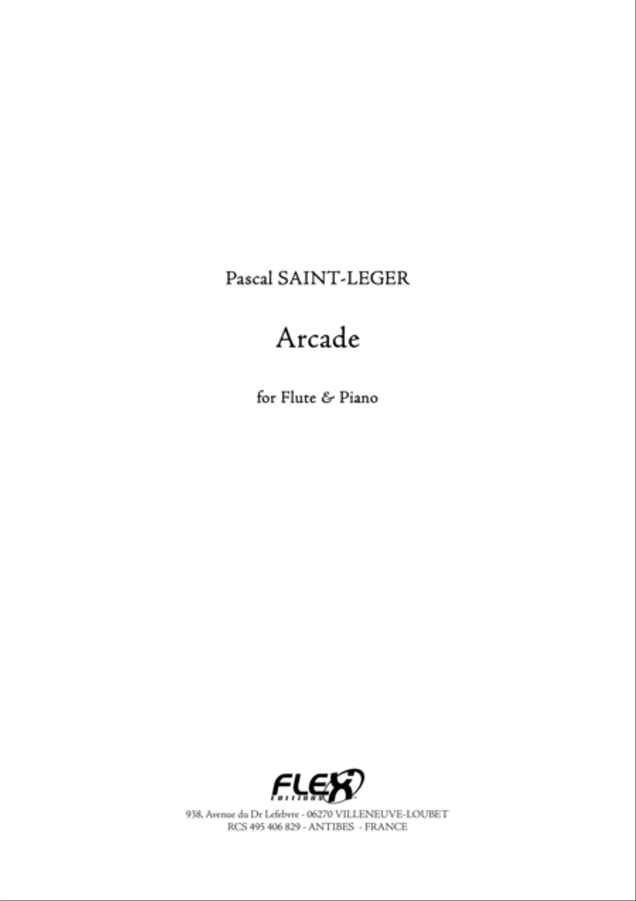 Arcade Arcade Flute Solo scores gallery preview page 1
