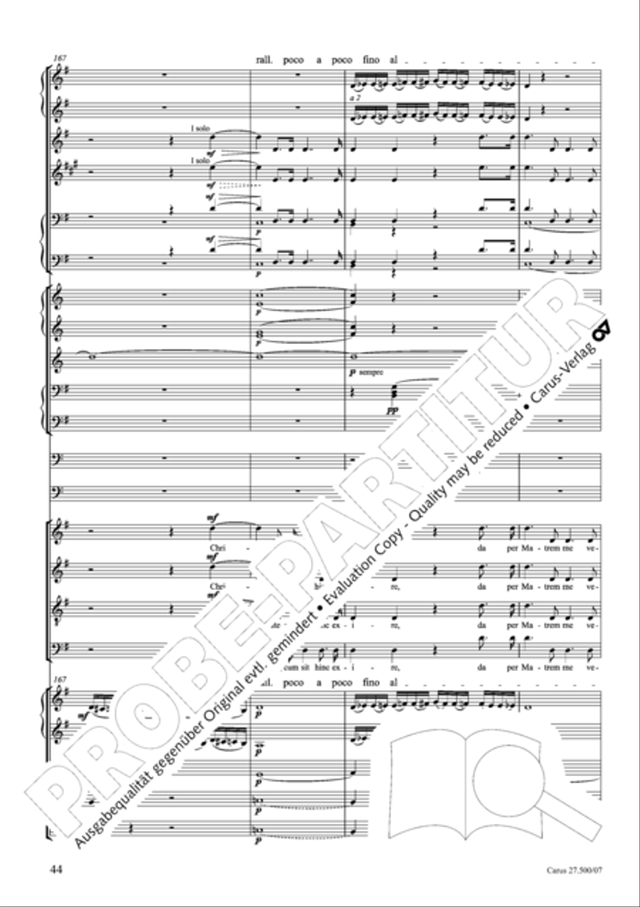 Quattro pezzi sacri Orchestra scores gallery preview page 45