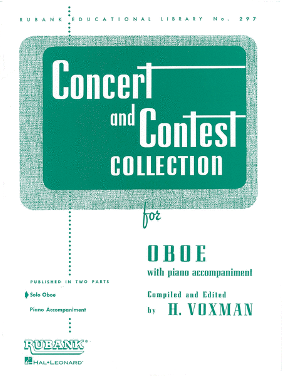 Concert and Contest Collection - Oboe (Instrumental Methods / Oboe solo part)