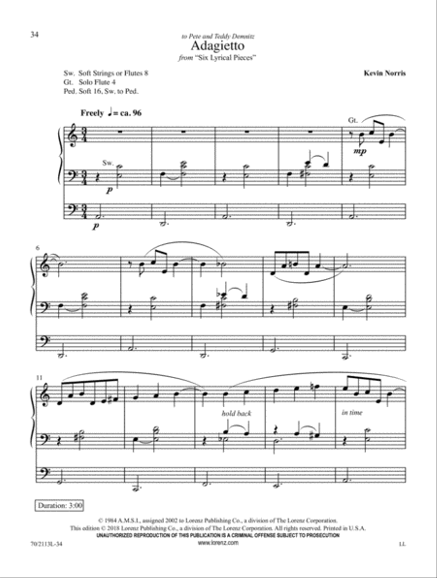 Quiet Reflections Quiet Reflections Organ Solo scores gallery preview page 11