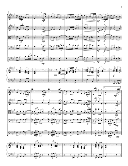 Five Pieces from Schumann's Album for the Young, for string orchestra image number null