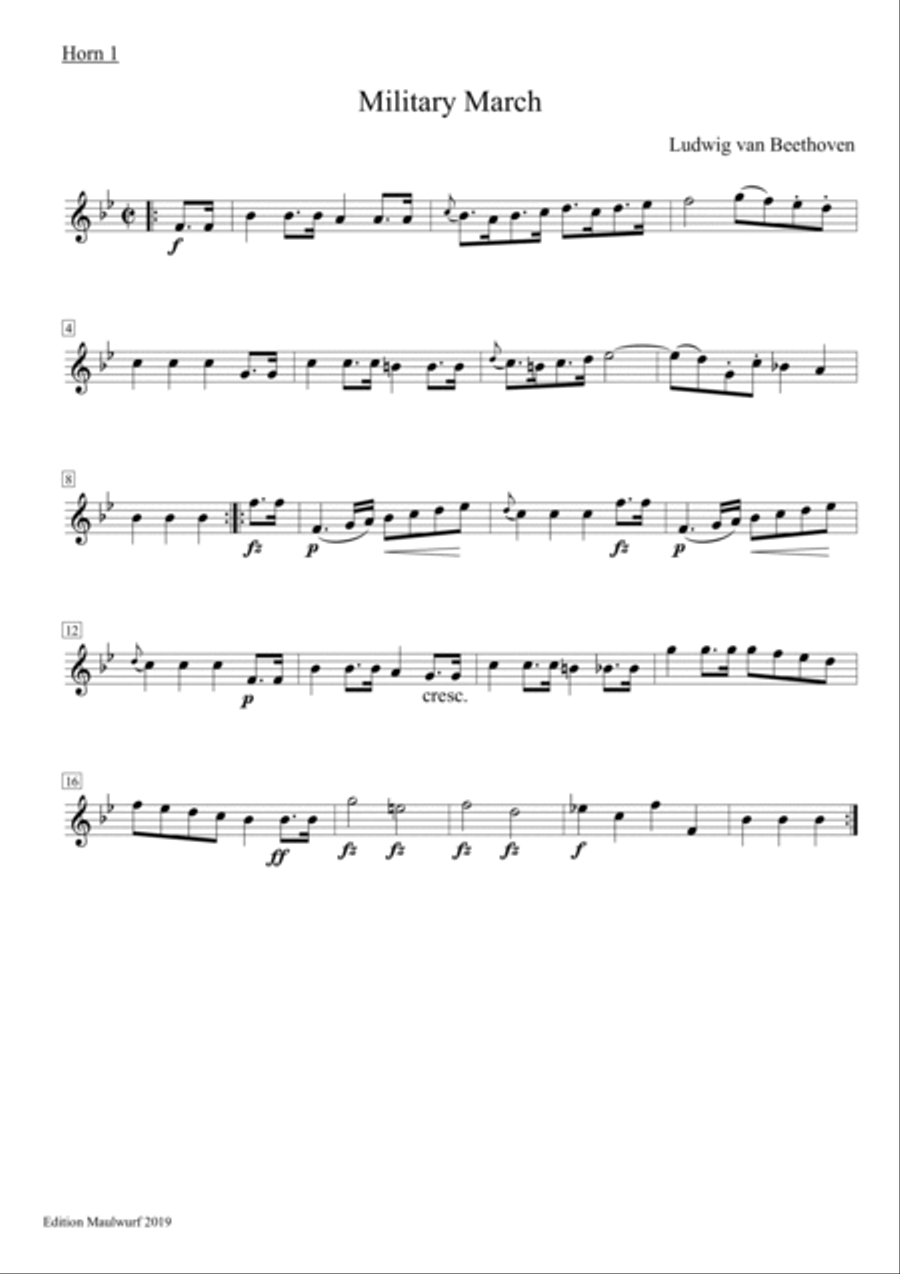 Military March Military March Brass Quartet scores gallery preview page 2