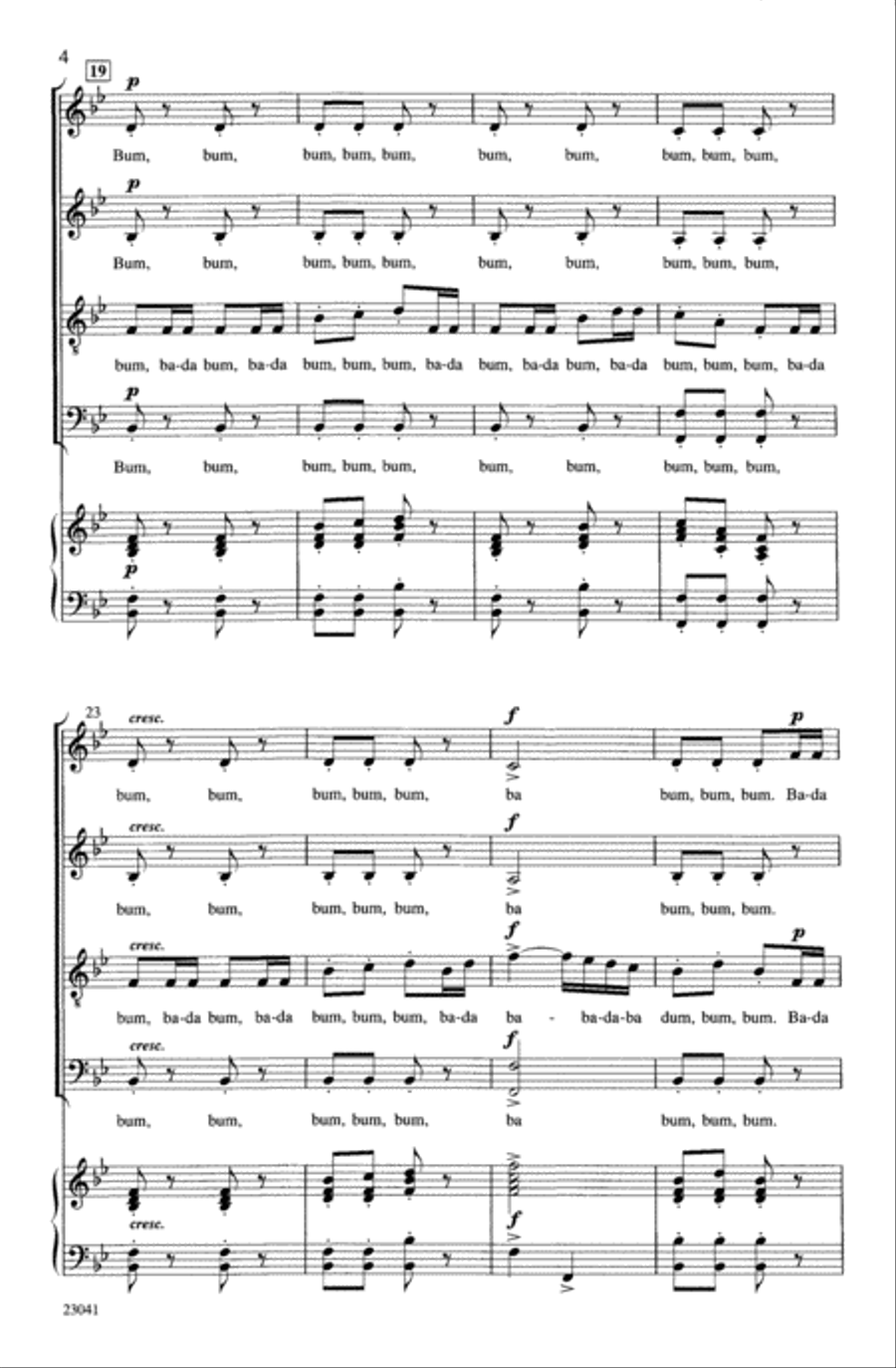 William Tell Overture A Cappella scores gallery preview page 3