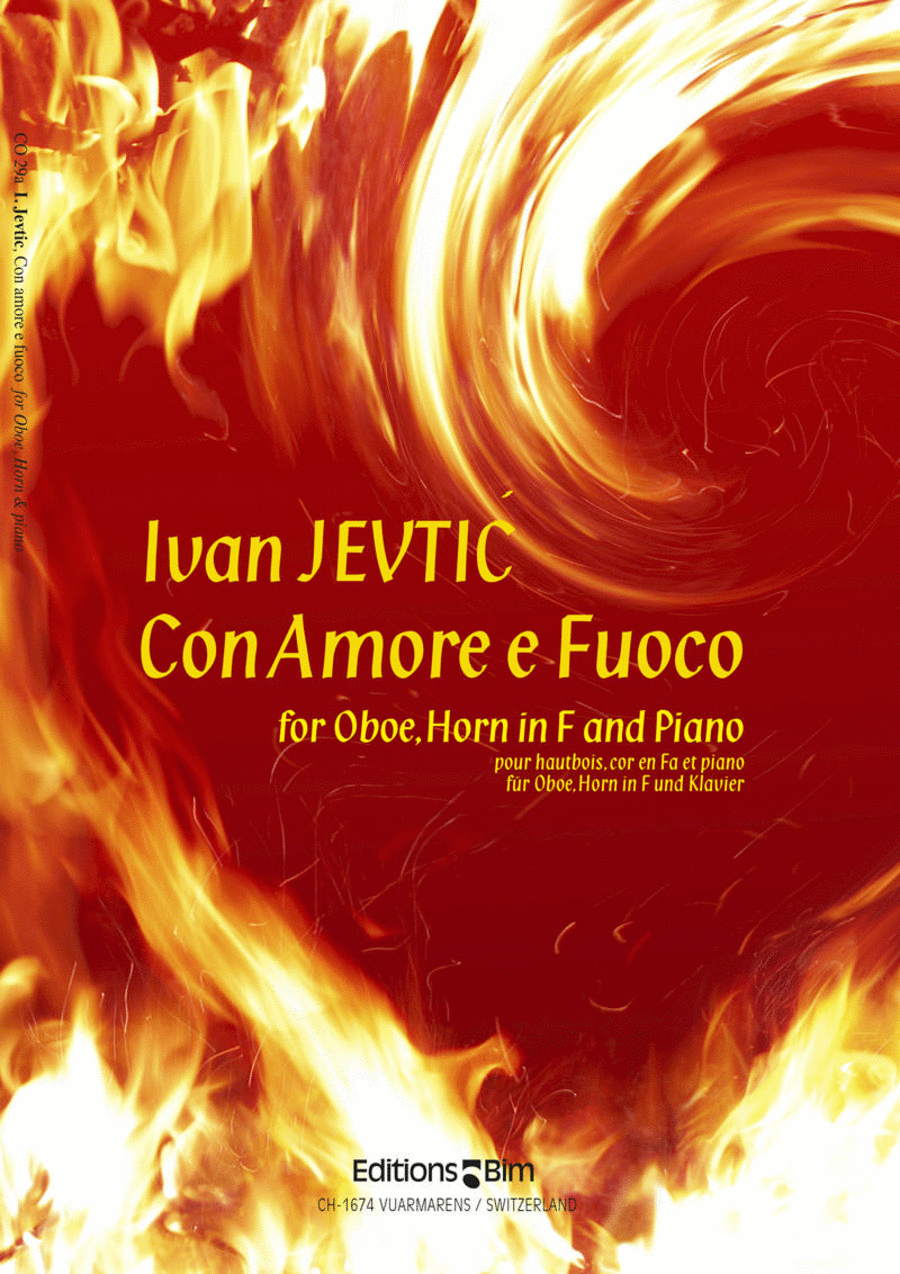 Con amore e fuoco Con amore e fuoco Oboe scores gallery preview page 1
