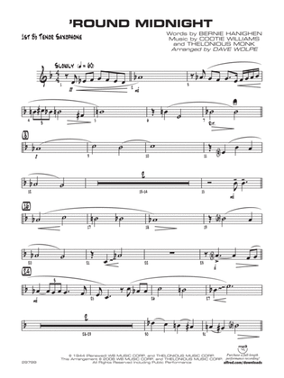 'Round Midnight: B-flat Tenor Saxophone