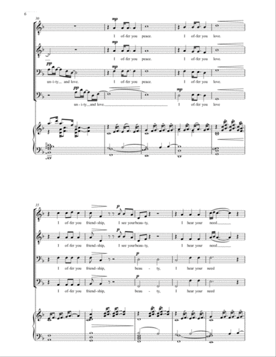 Loving Kindness TTBB scores gallery preview page 4