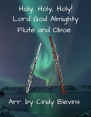 Book cover for Holy, Holy, Holy! Lord God Almighty, for Flute and Oboe Duet