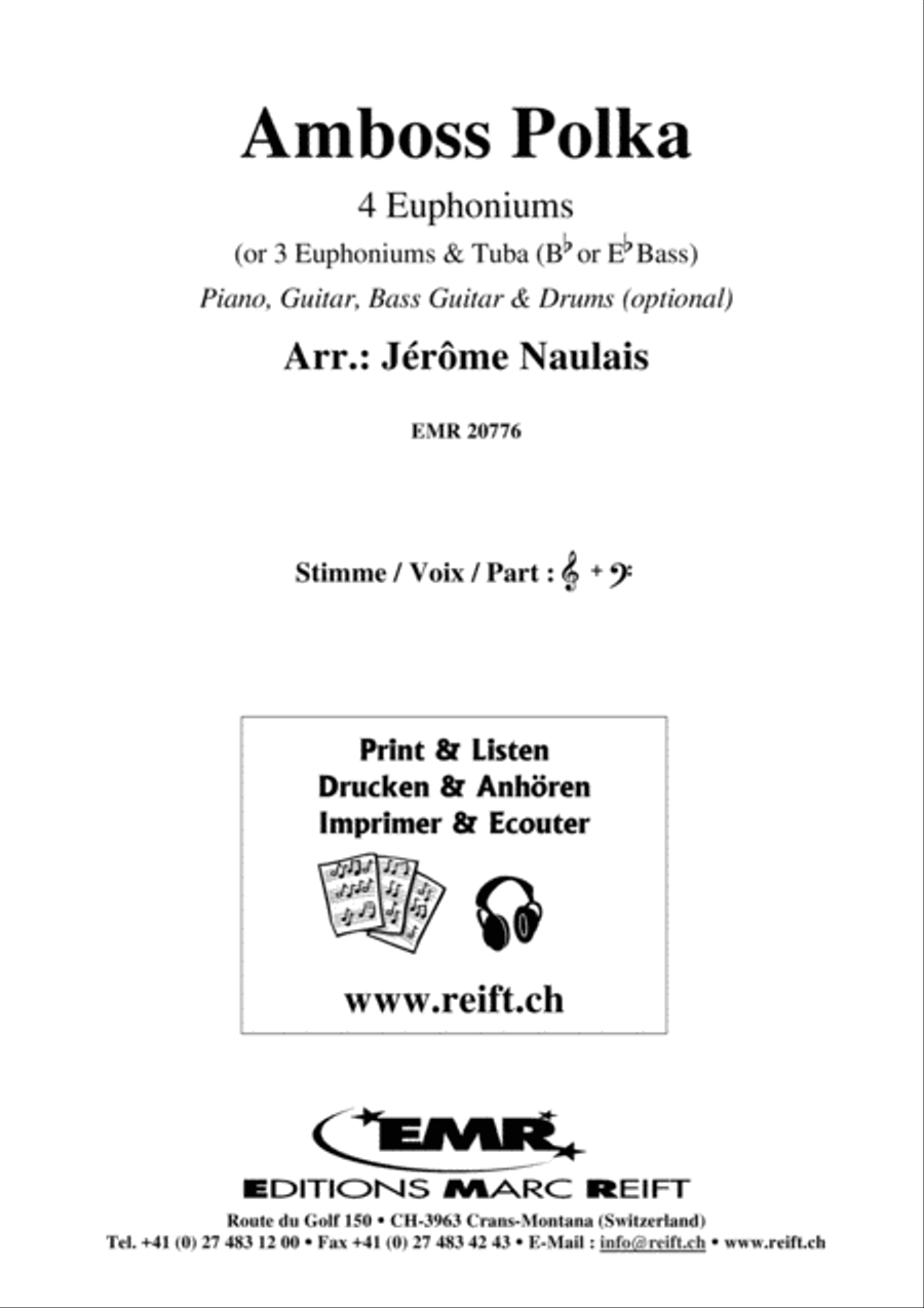Amboss Polka Euphonium Quartet scores gallery preview page 2