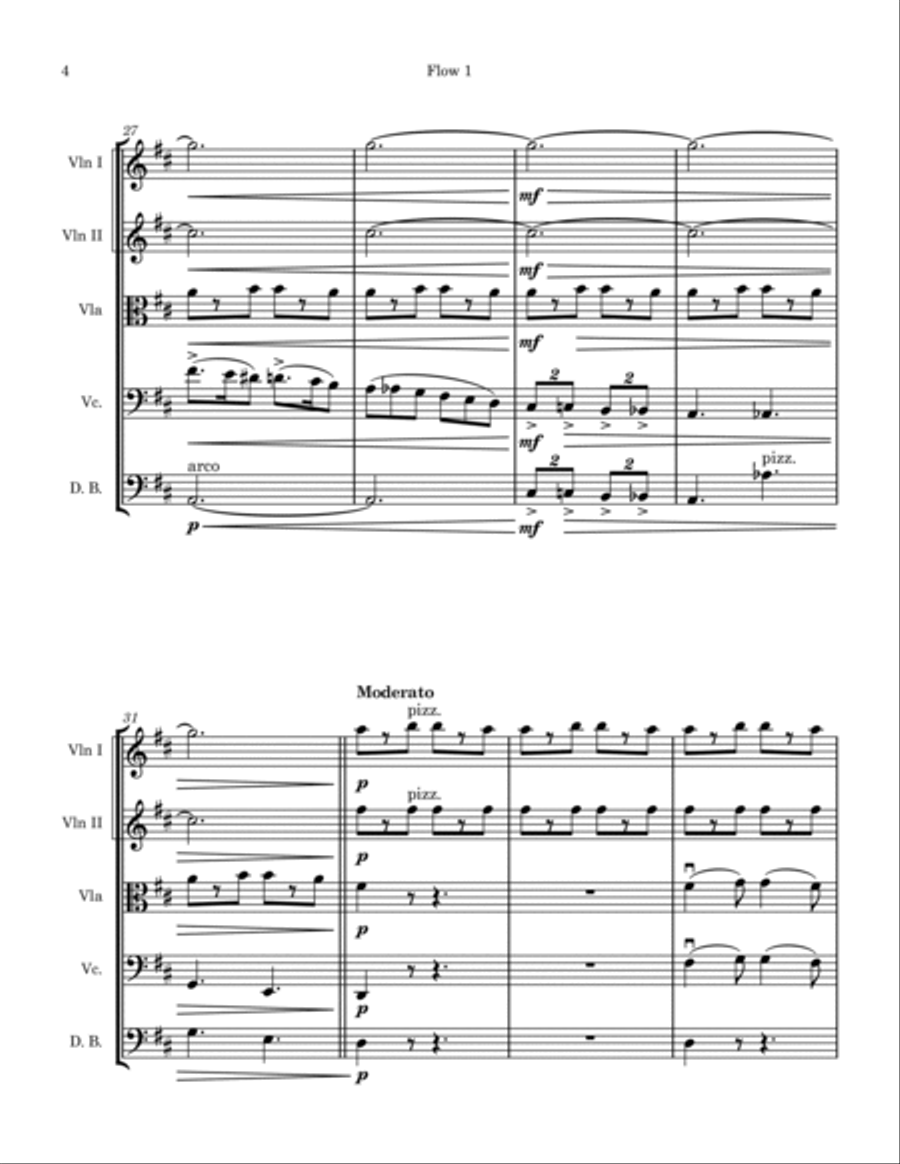 Barcarolle da Les contes d’Hoffmann String Orchestra scores gallery preview page 4