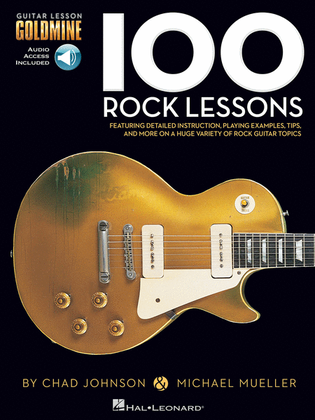 Book cover for 100 Rock Lessons