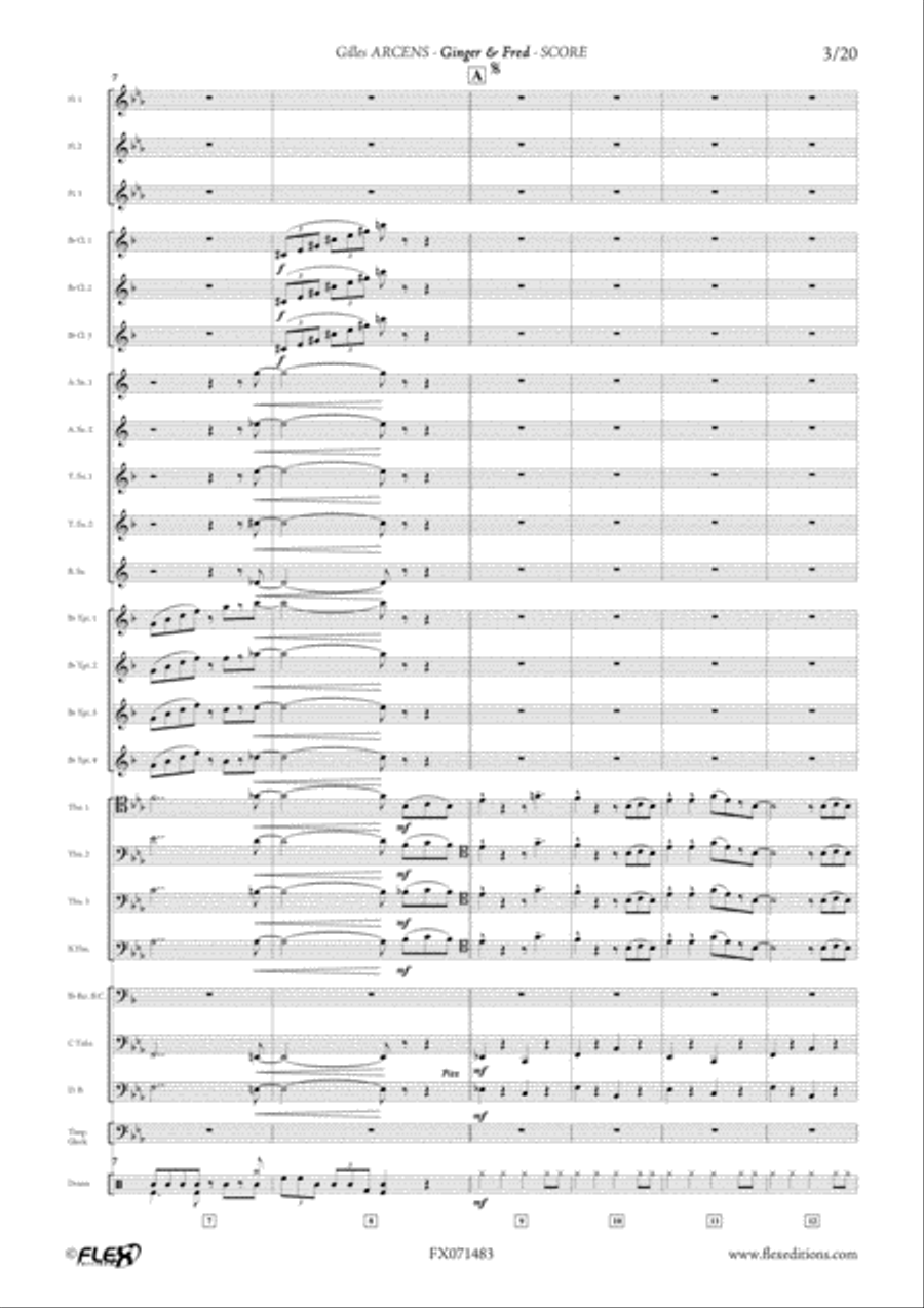 Ginger & Fred Concert Band scores gallery preview page 4