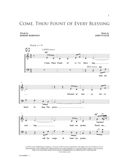 Four-part Hymns: A Cappella image number null
