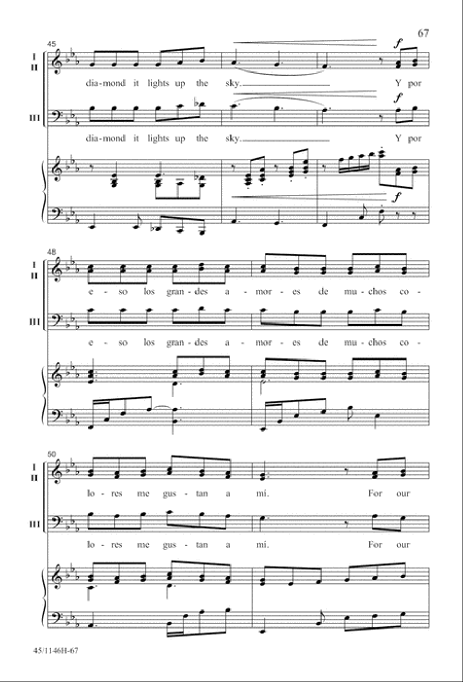 We Sing the World Around We Sing the World Around Choir scores gallery preview page 67
