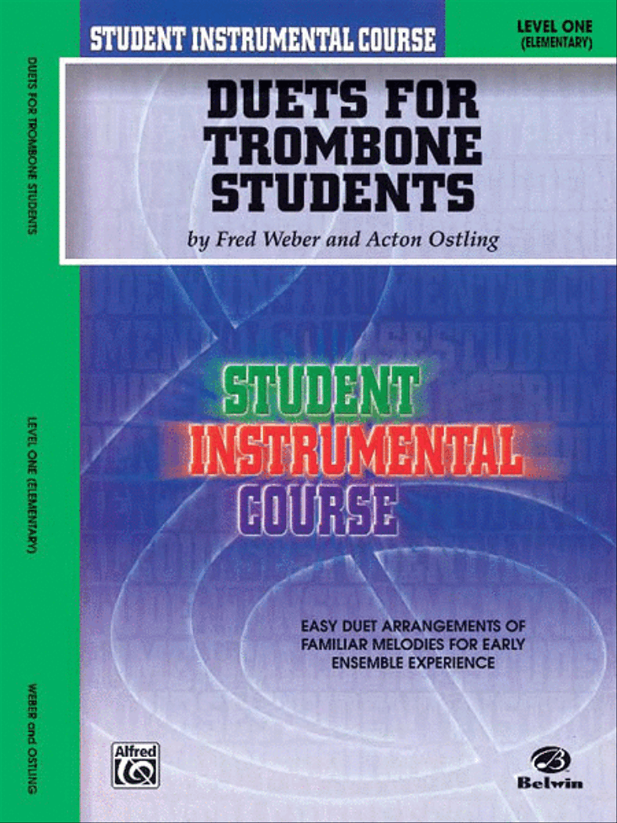 Student Instrumental Course Duets for Trombone Students Trombone Duet scores gallery preview page 1
